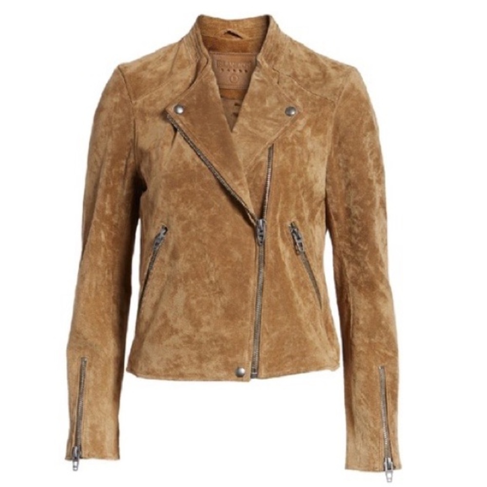 Blank NYC | Suede Leather Moto Jacket